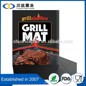 Factory Vente en gros de cuisine résistant à la chaleur antiadhésive barbecue grill mat Quality Choice